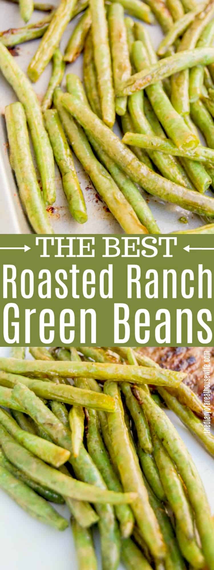 Roasted Ranch Green Beans