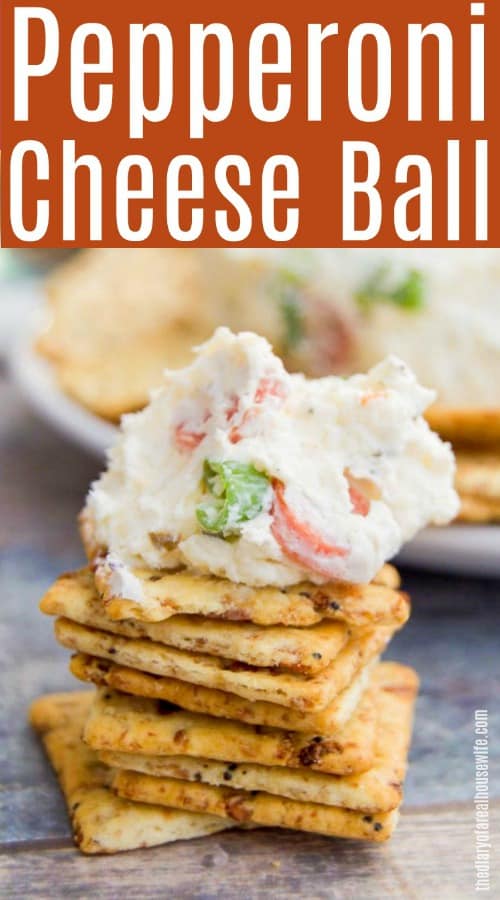 Pepperoni Cheese Ball • The Diary of a Real Housewife