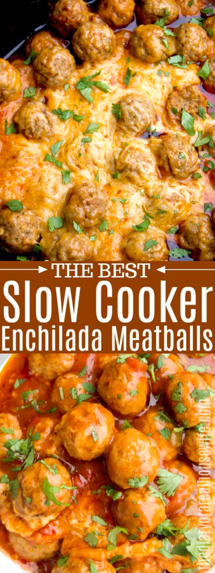 Slow Cooker Enchilada Meatballs