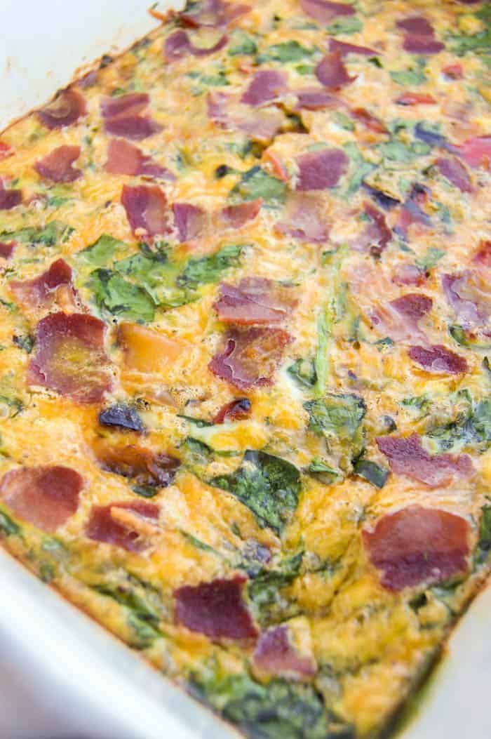Bacon Low Carb Breakfast Casserole-image