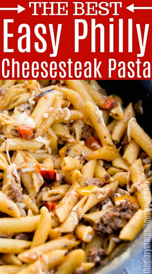 Philly Cheesesteak Pasta