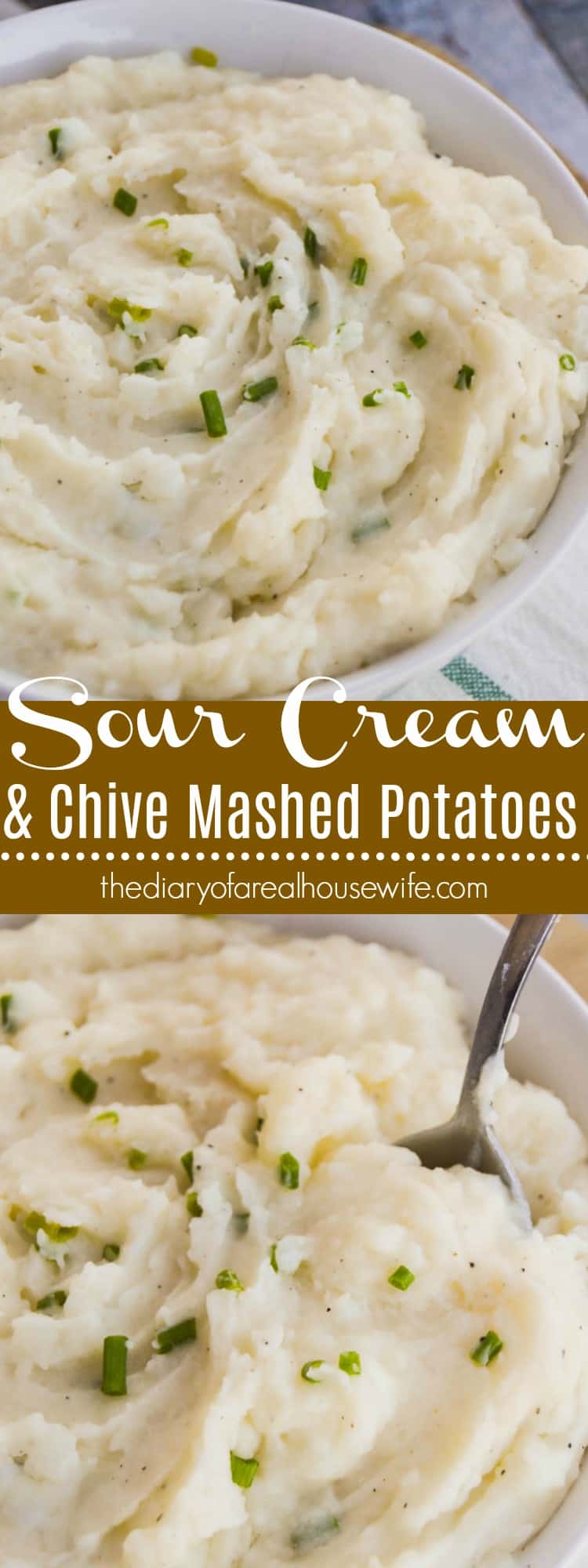 The Best Sour Cream and Chive Mashed Potatoes - The Diary of a Real ...