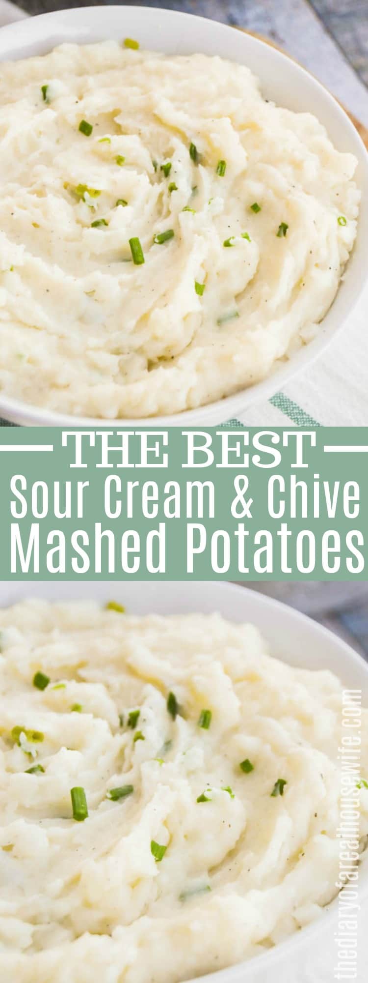 The Best Sour Cream and Chive Mashed Potatoes