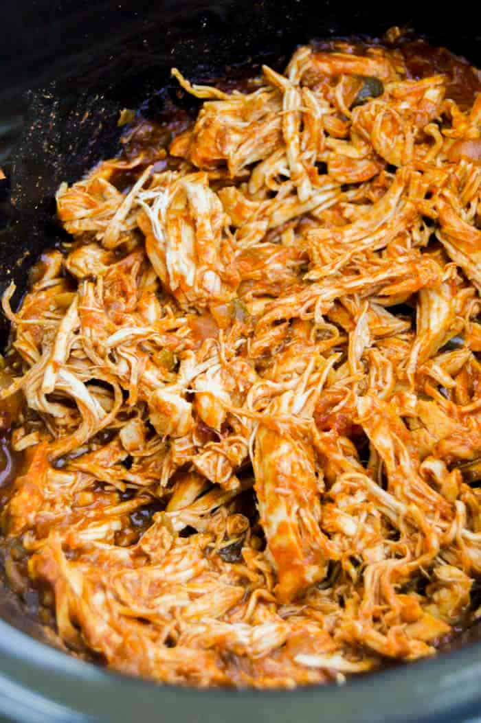 Slow Cooker Shredded Mexican Chicken • The Diary of a Real Housewife