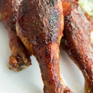 Baked BBQ Ranch Chicken Legs