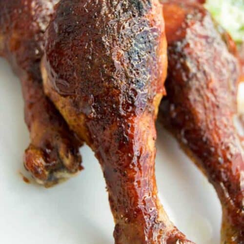 Baked BBQ Ranch Chicken Legs