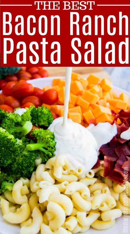 Bacon Ranch Pasta Salad