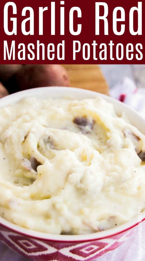 Garlic Red Mashed Potatoes