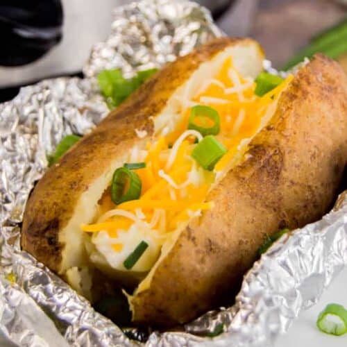 Slow Cooker Baked Potatoes