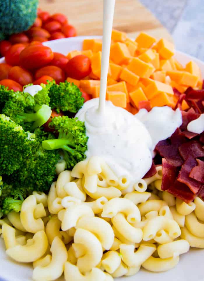 Bacon Ranch Pasta Salad