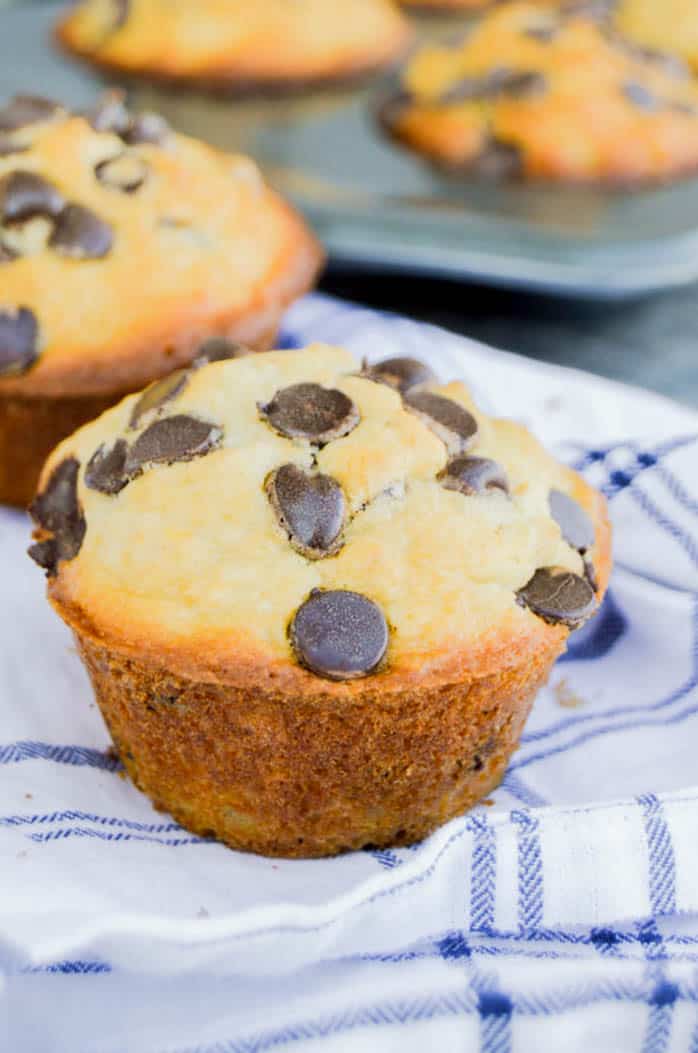 Chocolate Chip Oatmeal Muffins