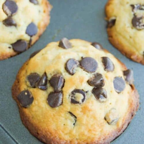 Chocolate Chip Oatmeal Muffins