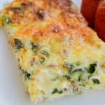 Three Cheese Low Carb Breakfast Casserole