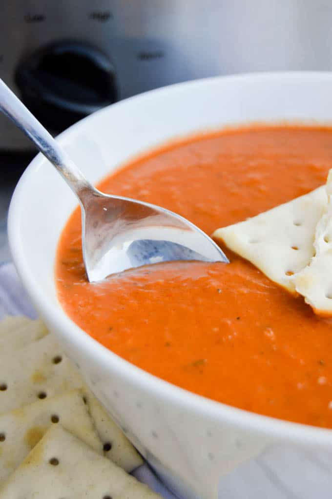 Slow Cooker Tomato Soup The Diary of a Real Housewife