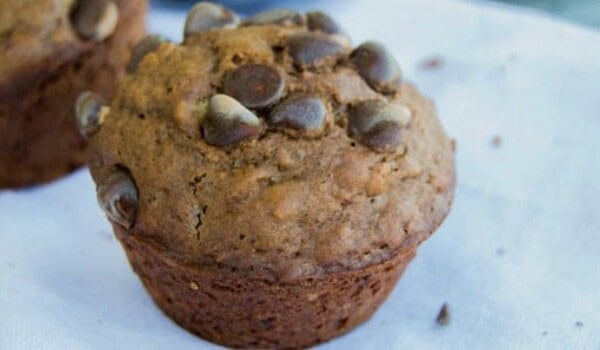 Double Chocolate Oatmeal Muffins
