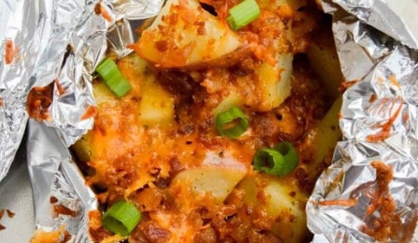 Foil Cheesy Ranch Potatoes