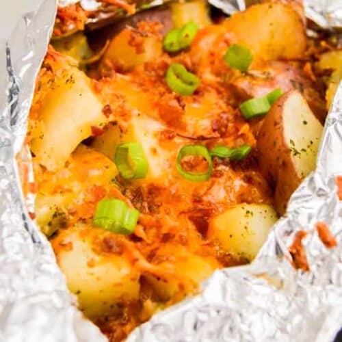 Foil Cheesy Ranch Potatoes