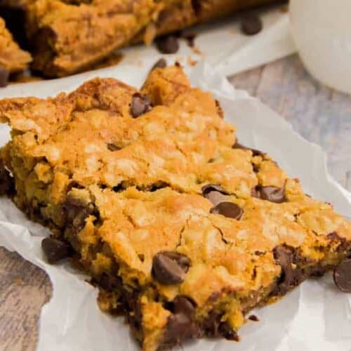 Chocolate Chip Oatmeal Bars