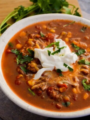 Spicy Taco Soup