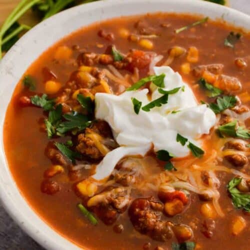 Spicy Taco Soup