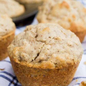 Walnut Oatmeal Spice Muffins