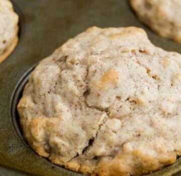 Walnut Oatmeal Spice Muffins