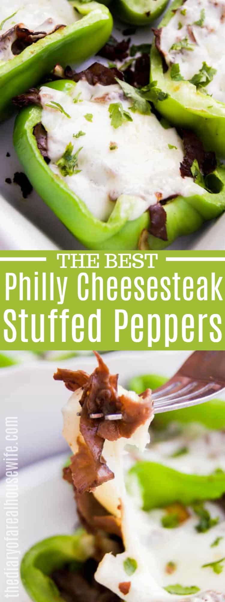 Gefüllte Paprika Philly Cheesesteak