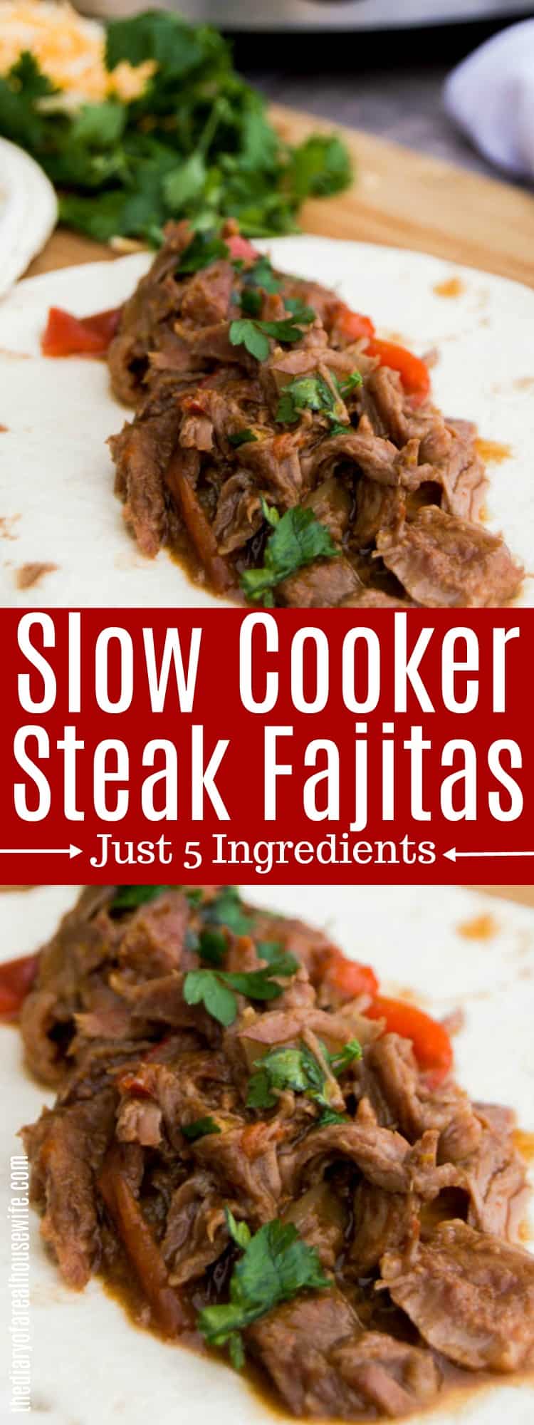 Slow Cooker Steak Fajitas