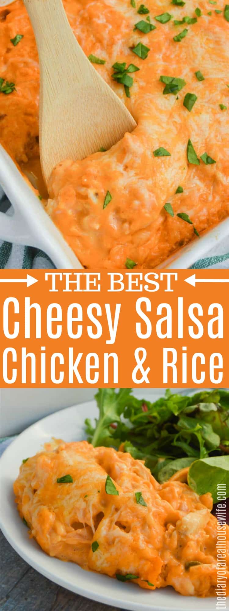 Cheesy Salsa Chicken and Rice