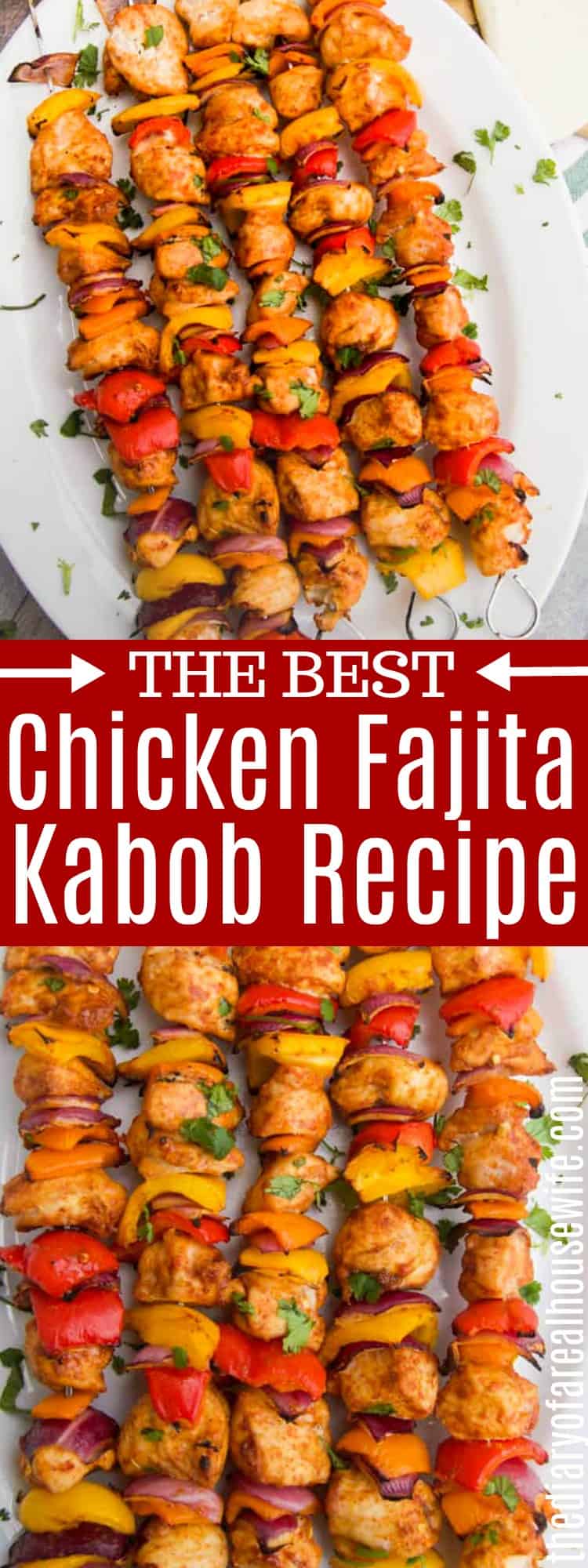 Chicken Fajita Kabobs