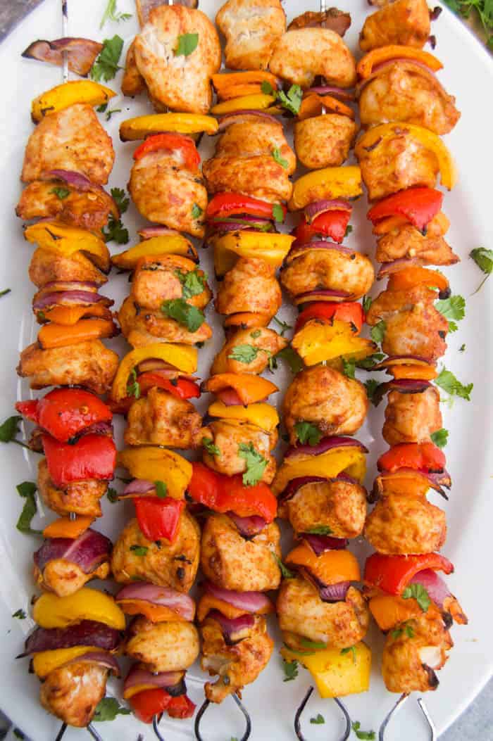 Chicken Fajita Kabobs