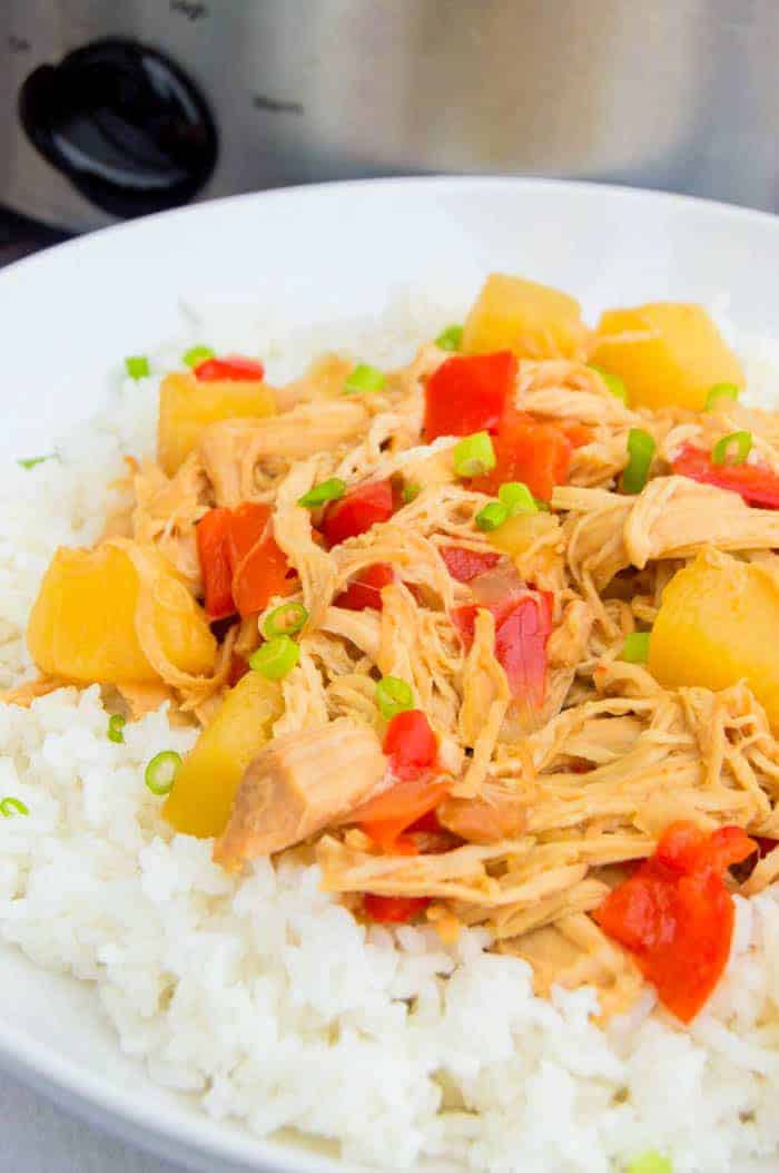 Slow Cooker Pineapple Chicken