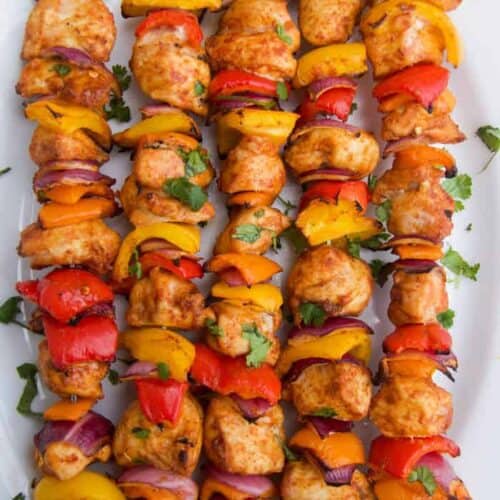 Chicken Fajita Kabobs