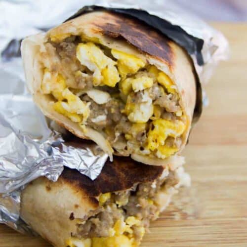 Homemade Freezer Burritos