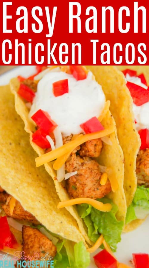 Ranch Chicken Tacos