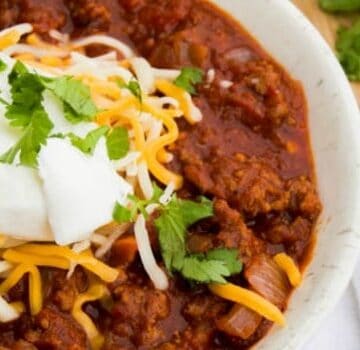 No Bean Chili