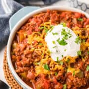 No Bean Chili