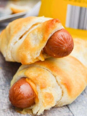 Cheesy Hot Dog Roll Ups