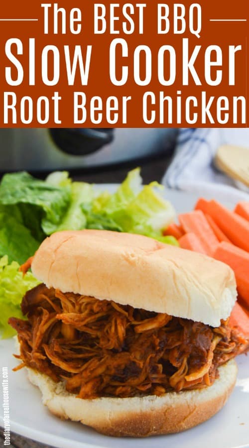 Slow Cooker Root Beer Chicken • The Diary of a Real Housewife