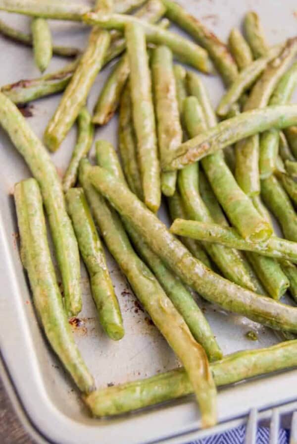 Roasted Ranch Green Beans