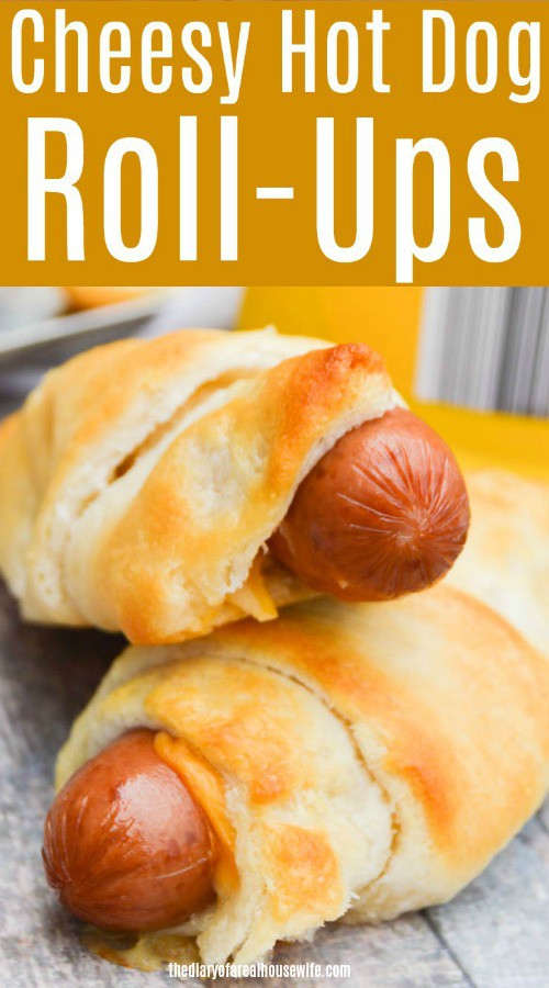Cheesy Hot Dog Roll Ups
