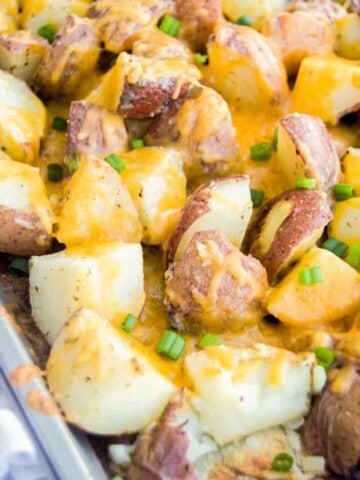 Sheet Pan Cheesy Ranch Potatoes