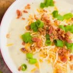 Slow Cooker Loaded Baked Potato Soup