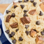 Chocolate Chip Peanut Butter Cup Cookie Dough