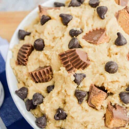 Chocolate Chip Peanut Butter Cup Cookie Dough