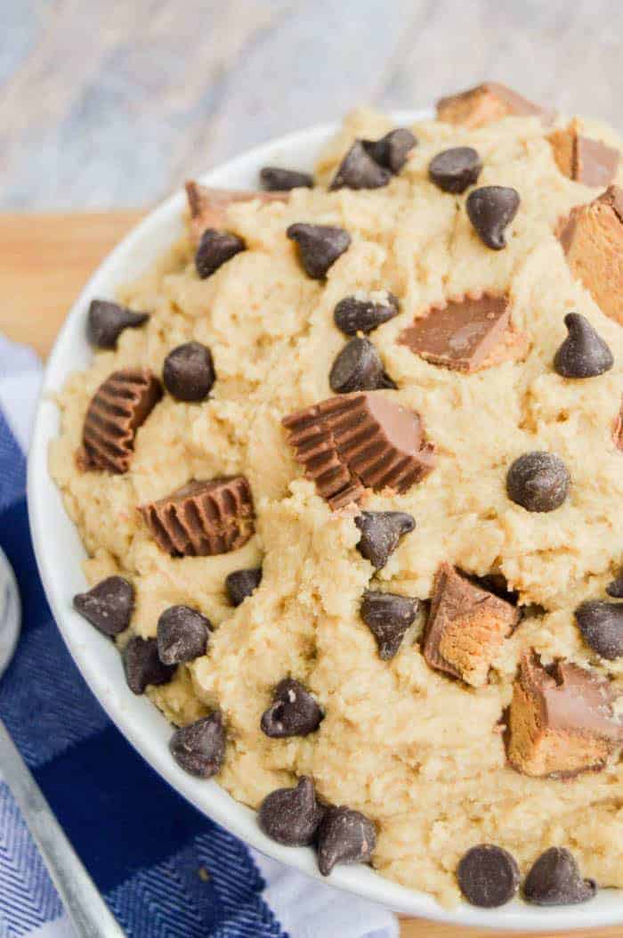 Chocolate Chip Peanut Butter Cup Cookie Dough