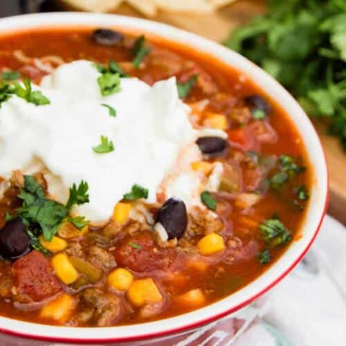 30 Minutes Taco Soup