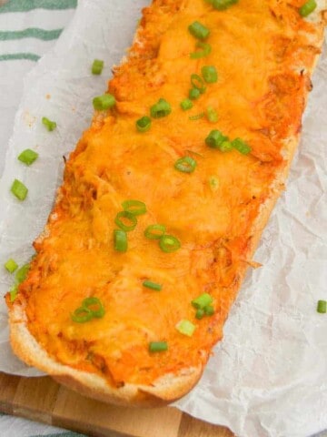 Buffalo Chicken French Bread Pizza