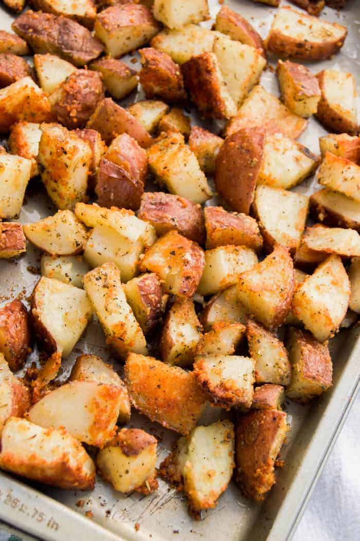 Roasted Parmesan Garlic Potatoes