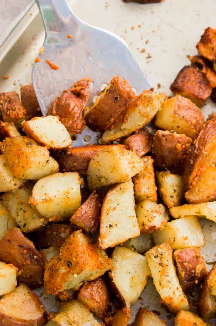 Roasted Parmesan Garlic Potatoes